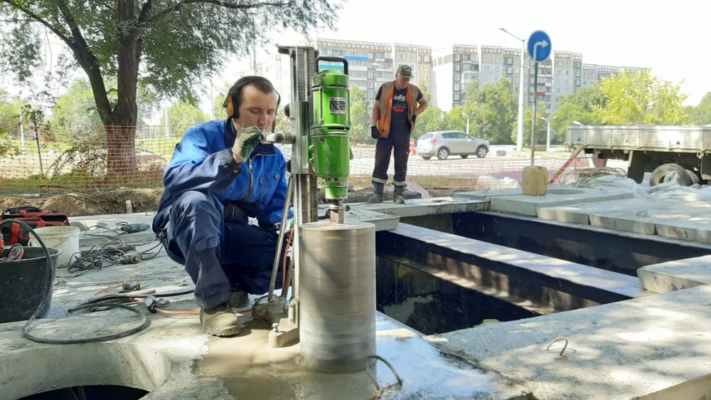Бурение отверстий в плитах теплотрассы стоимость - Новокузнецк