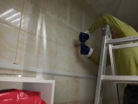 Бурение отверстия d200 мм в кафеле и кирпиче стоимость - Кемерово