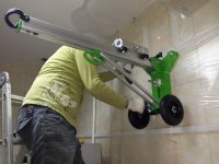 Бурение отверстия d200 мм в кафеле и кирпиче стоимость - Кемерово