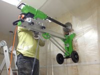 Бурение отверстия d200 мм в кафеле и кирпиче стоимость - Кемерово