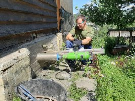 Сверление продухов и отдушин в фундаменте дома