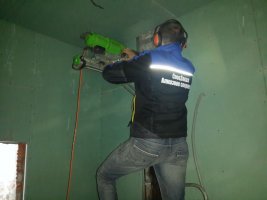 Сверление отверстия d140 в кирпичной стене в детском садике стоимость - Междуреченск