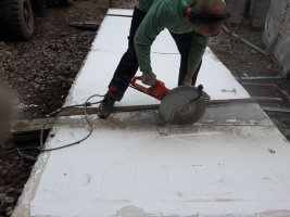 Алмазная резка плит перекрытий