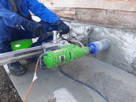 Алмазное сверление и бурение в Мысках