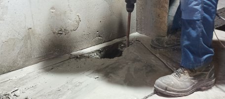 Демонтажные работы в Калтане. Разрушение бетона.