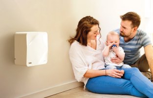 Монтаж приточных бризеров Tion. Сверление стен под бризеры