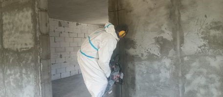 Резка проемов в полу и стенах. Расширение проемов стоимость - Новокузнецк