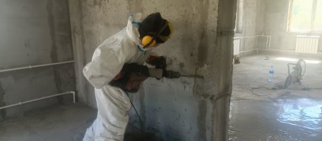 Резка проемов в полу и стенах. Расширение проемов стоимость - Новокузнецк
