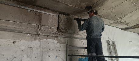 Демонтаж многопустотных плит перекрытий, блоков ФБС стоимость - Киселевск