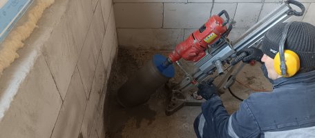 Бурение отверстия d200 под углом 45 градусов стоимость - Шерегеш